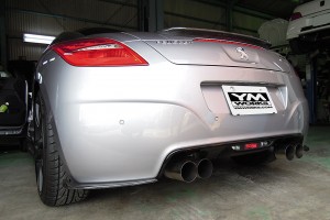 プジョーRCZ ルッファーパフォーマンス マフラー