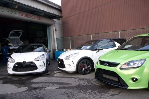 フォード フォーカスRS Mk2とシトロエン DS3レーシング