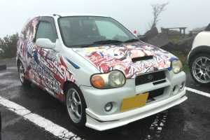 痛車に変身して登場したスズキ アルトワークス