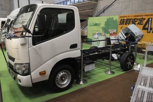 トヨタ カムロードはベース車も展示された