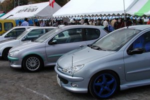 FBM2000：グートマンG26の206GTI（奥の車両）を展示。