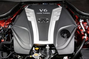 V型6気筒3.0L VR30DDTT直噴ツインターボエンジン