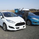 ルーフキャリアがよく似合うフィエスタは高い注目を集めました ルーフキャリアがよく似合うフィエスタは高い注目を集めました