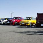 主催者ブラボー様のミニJCW(左から2番目)