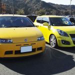 フィアット プント HGTアバルト、スズキ スイフト スポーツ フィアット プント HGTアバルト、スズキ スイフト スポーツ