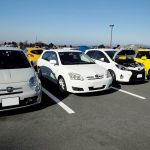 アバルト 500、トヨタ ランクス、トヨタ ヴィッツRS(3代目)、スズキ スイフトスポーツ アバルト 500、トヨタ ランクス、トヨタ ヴィッツRS(3代目)、スズキ スイフトスポーツ