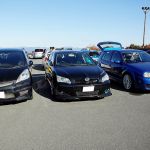 ホンダ フィット、トヨタ カローラランクス、VW ゴルフR32 ホンダ フィット、トヨタ カローラランクス、VW ゴルフR32